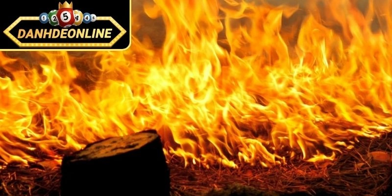 Gợi ý số may mắn kèm theo trường hợp mơ gặp lửa